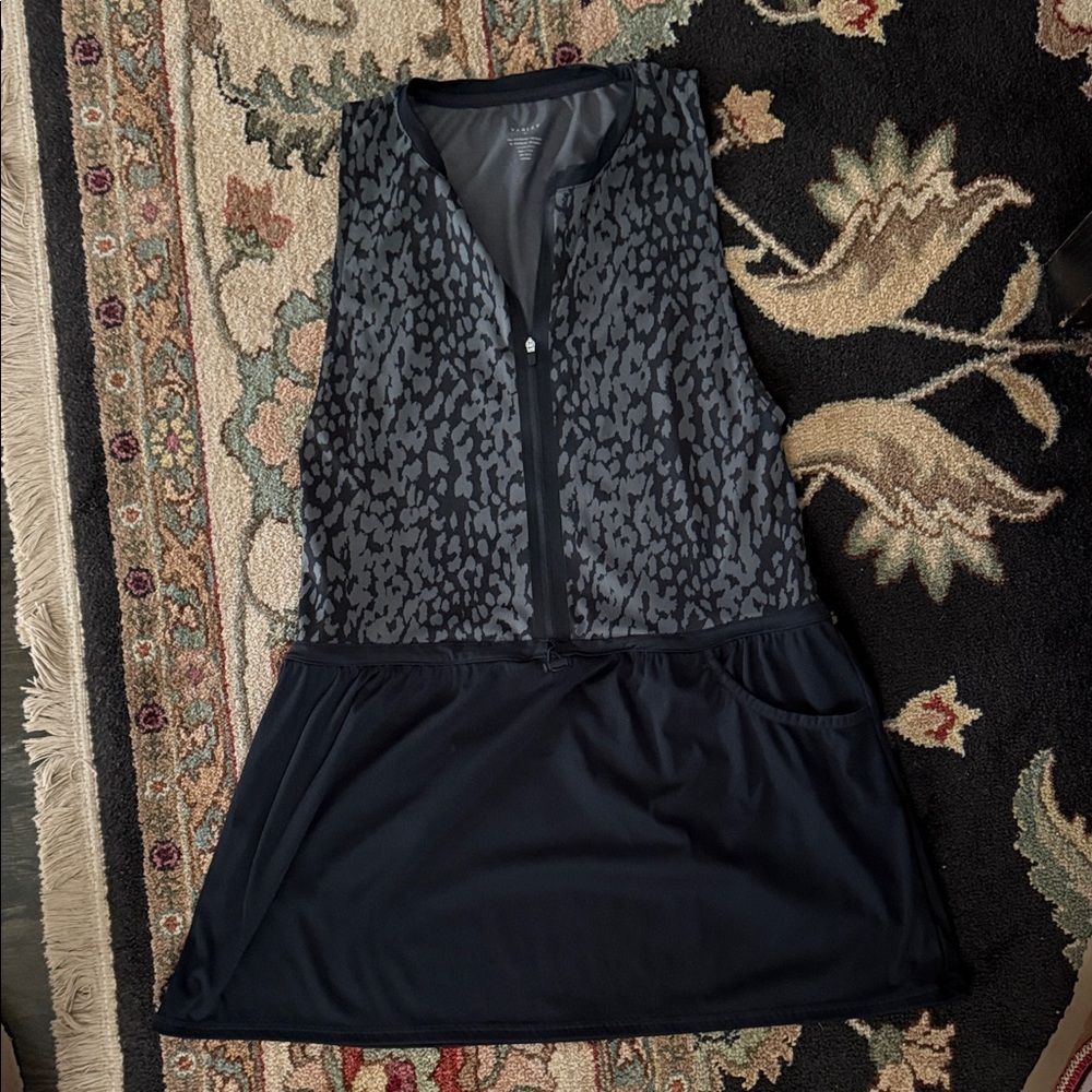 Varley Black Zip-Up Top